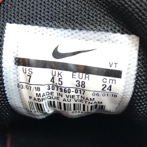 Nike Air Max 95 Black Anthracite White W AUTHENTIC - Picture 7 of 7